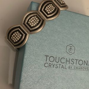 Touchstone Crystal Grayson Stretch Bracelet